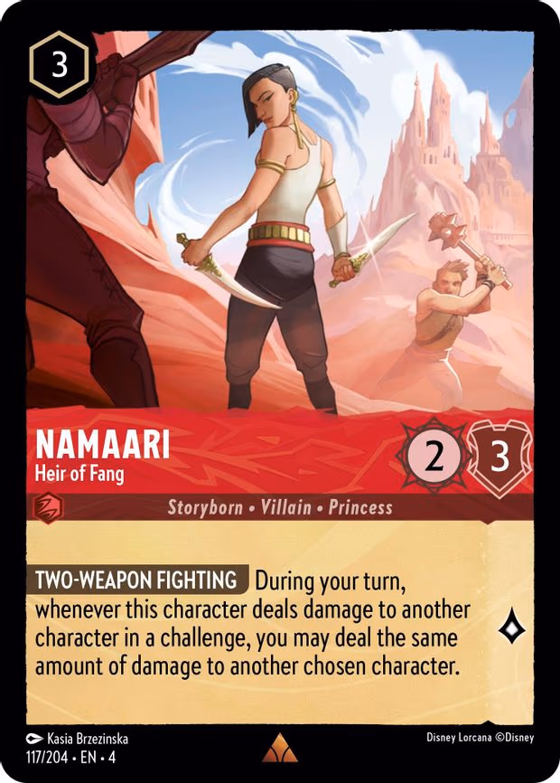 Namaari - Heir of Fang - Rare (117/204)