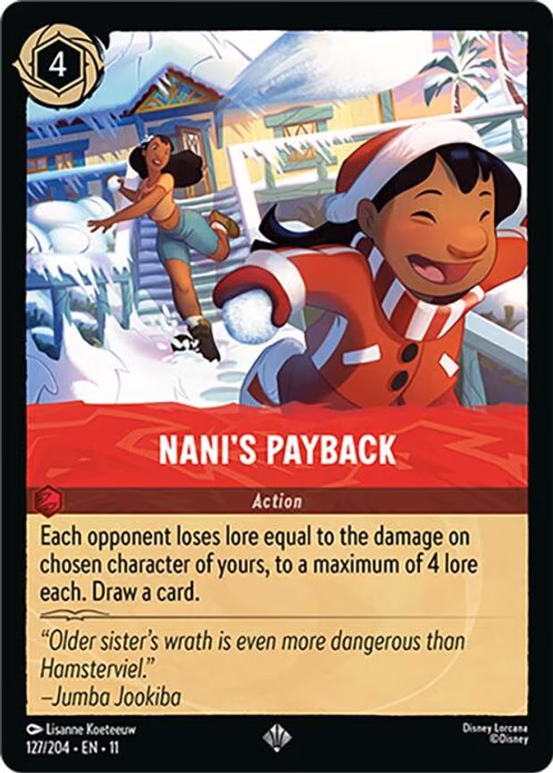 Nani's Payback - Super Rare (127/204)