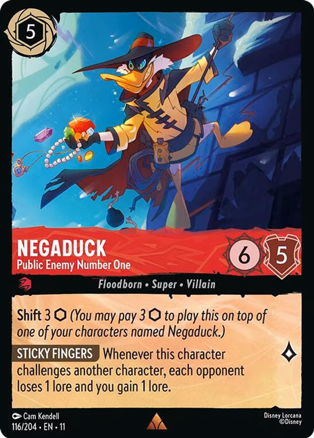 Negaduck - Public Enemy Number One - Rare (116/204)