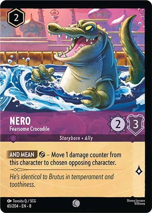 Nero - Fearsome Crocodile - Common (65/204)