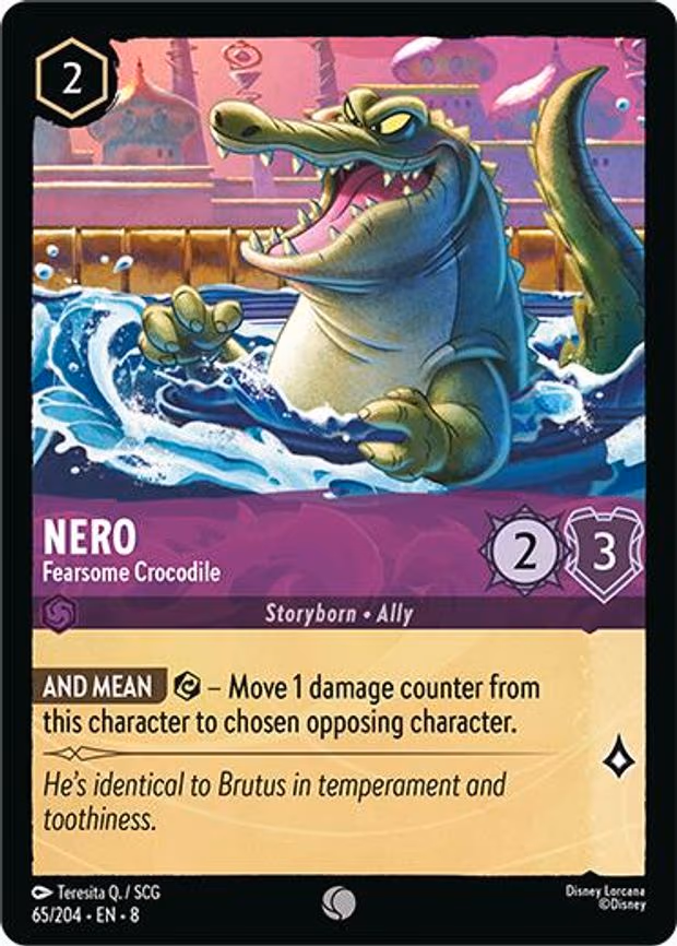 Nero - Fearsome Crocodile - Common (65/204)