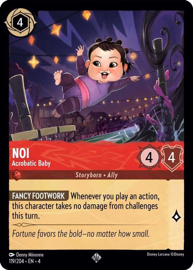 Noi - Acrobatic Baby - Super Rare (119/204)