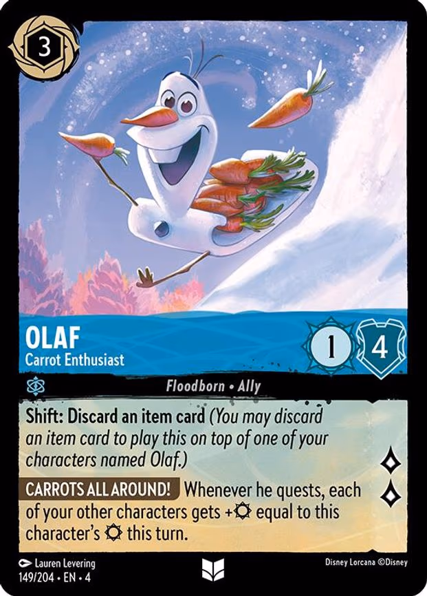 Olaf - Carrot Enthusiast - Uncommon (149/204)