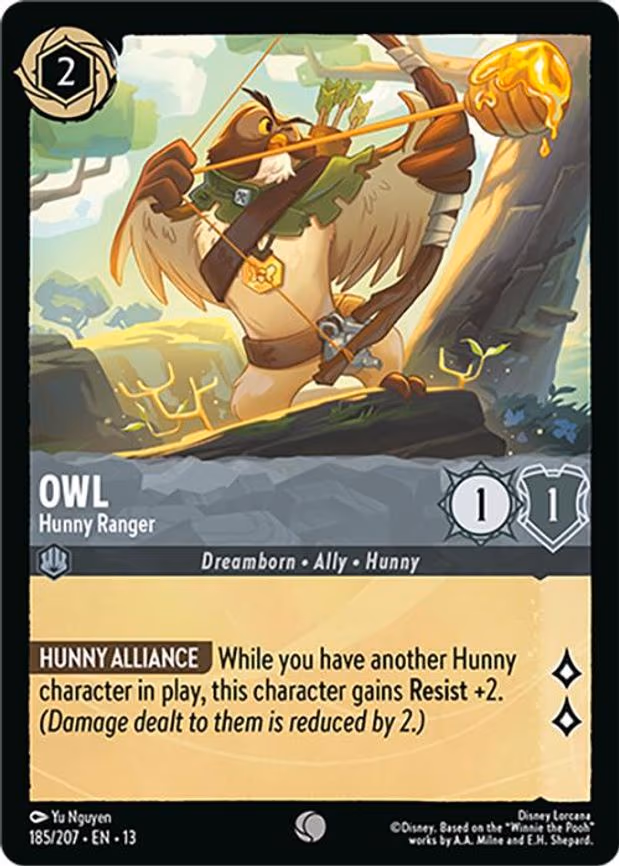 Owl - Hunny Ranger - Common (185/204)