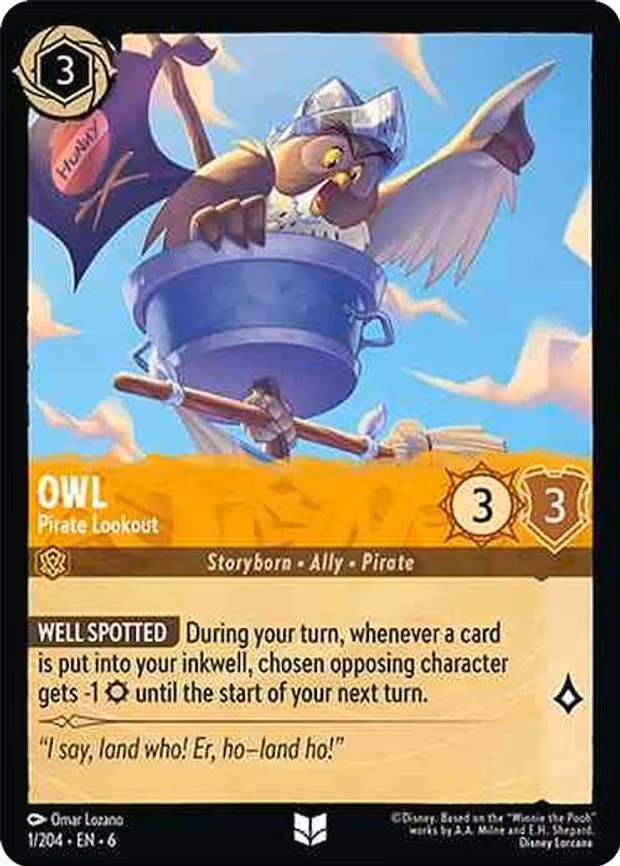 Owl - Pirate Lookout - Uncommon (1/204)