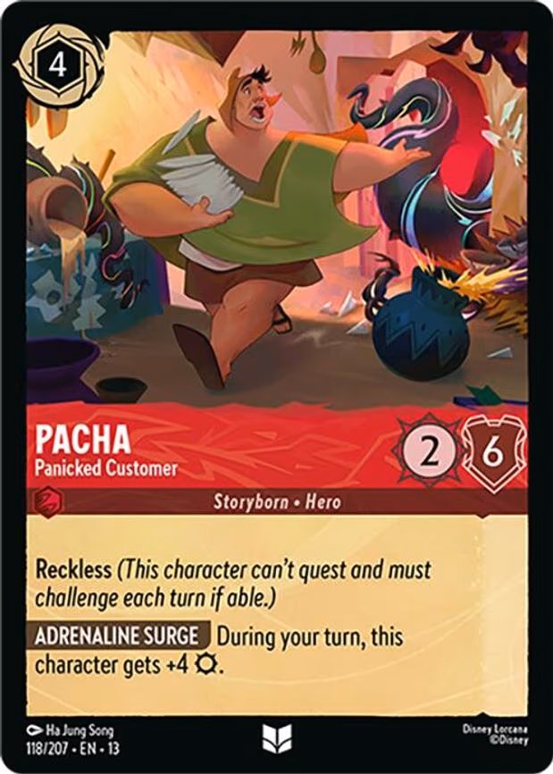Pacha - Panicked Customer - Uncommon (118/204)