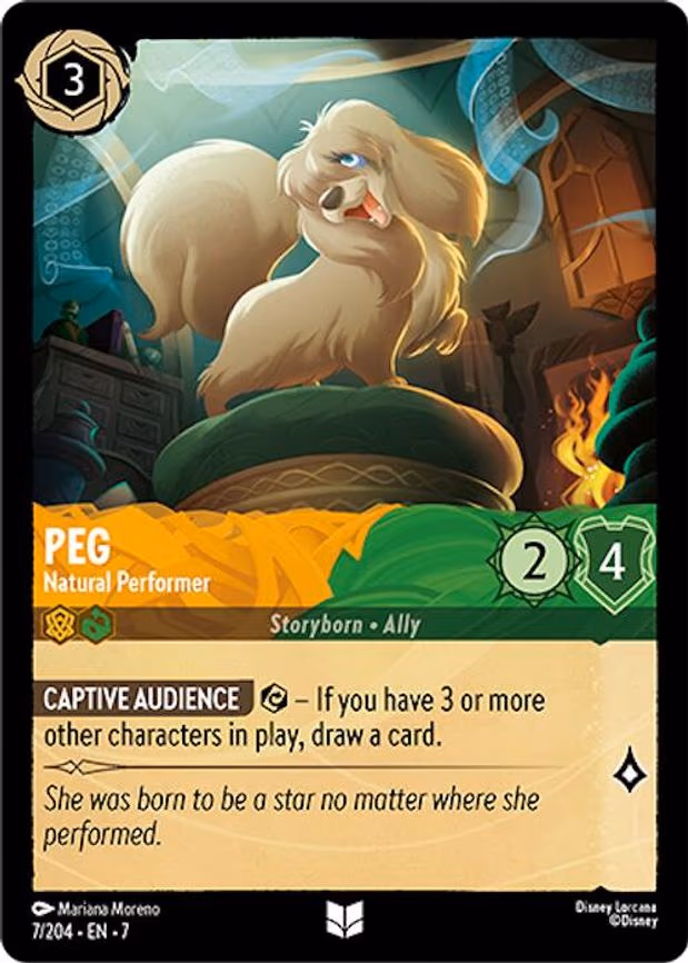 Peg - Natural Performer - Uncommon (7/204)