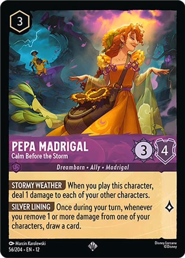 Pepa Madrigal - Calm Before the Storm - Super Rare (56/204)