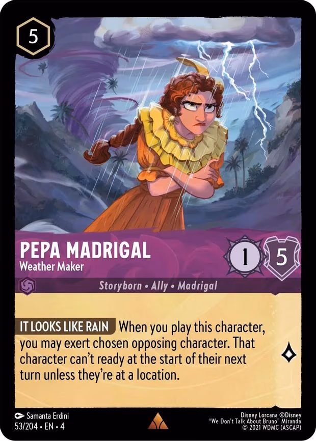 Pepa Madrigal - Weather Maker - Rare (53/204)