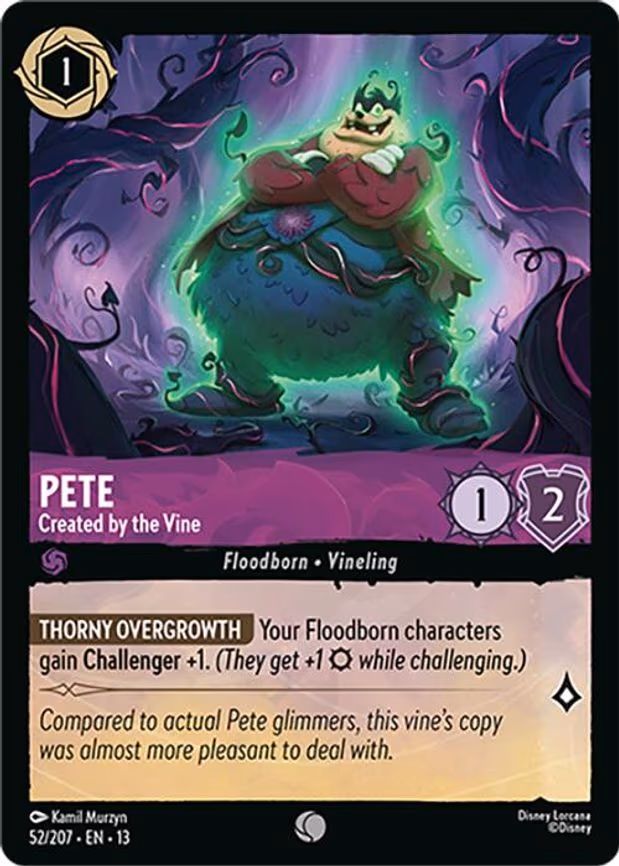 Pete - Created by the Vine - Common (52/204)