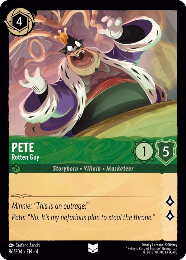 Pete - Rotten Guy - Uncommon (86/204)