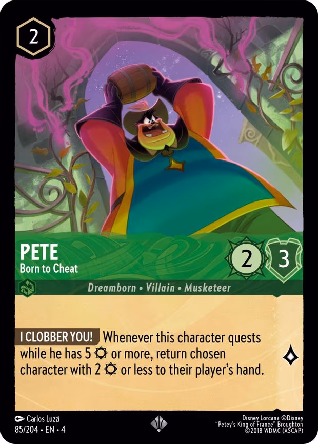 Pete - Born to Cheat - Super Rare (85/204)
