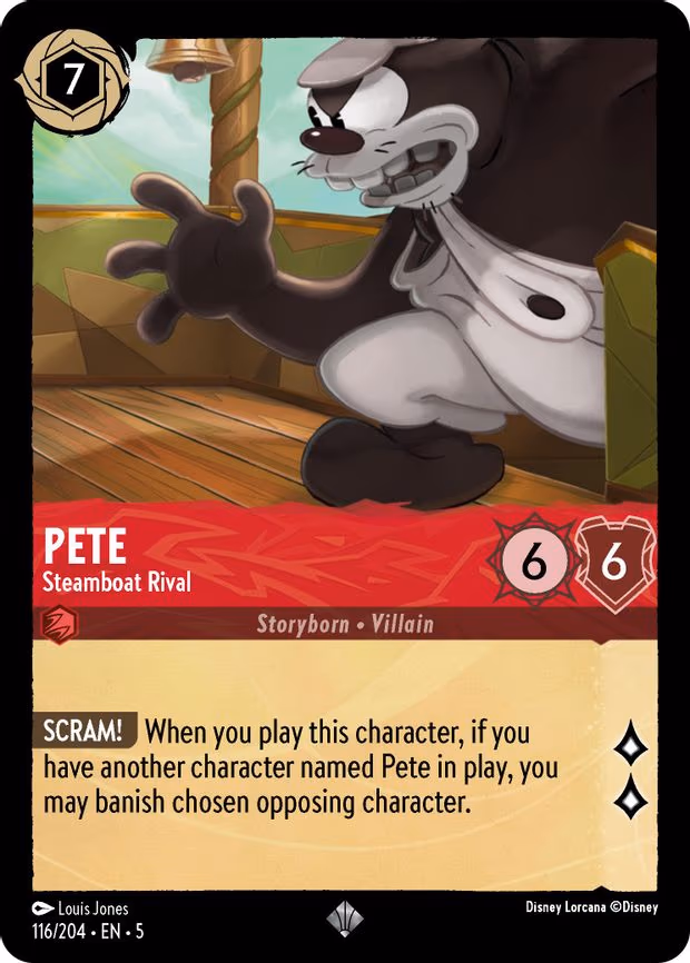 Pete - Steamboat Rival - Super Rare (116/204)