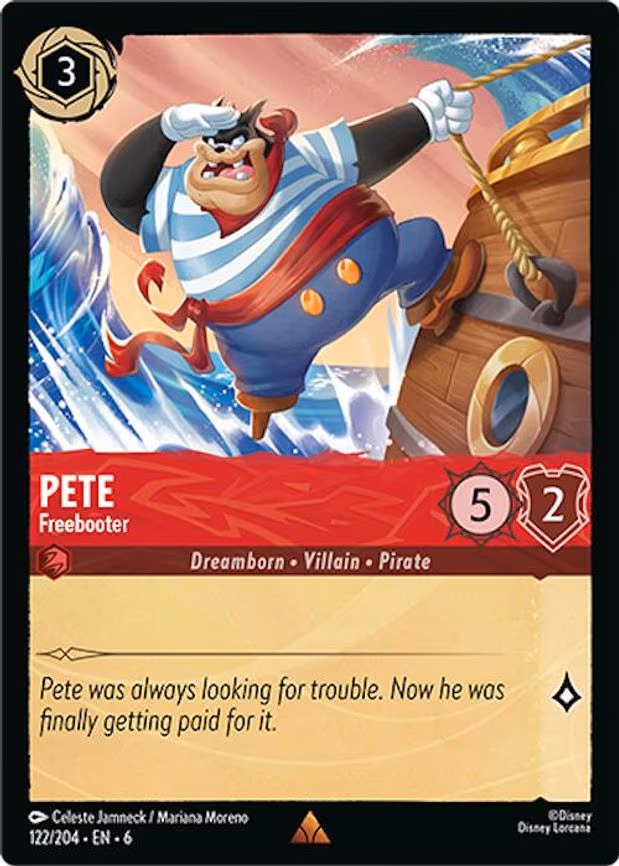 Pete - Freebooter - Rare (122/204)