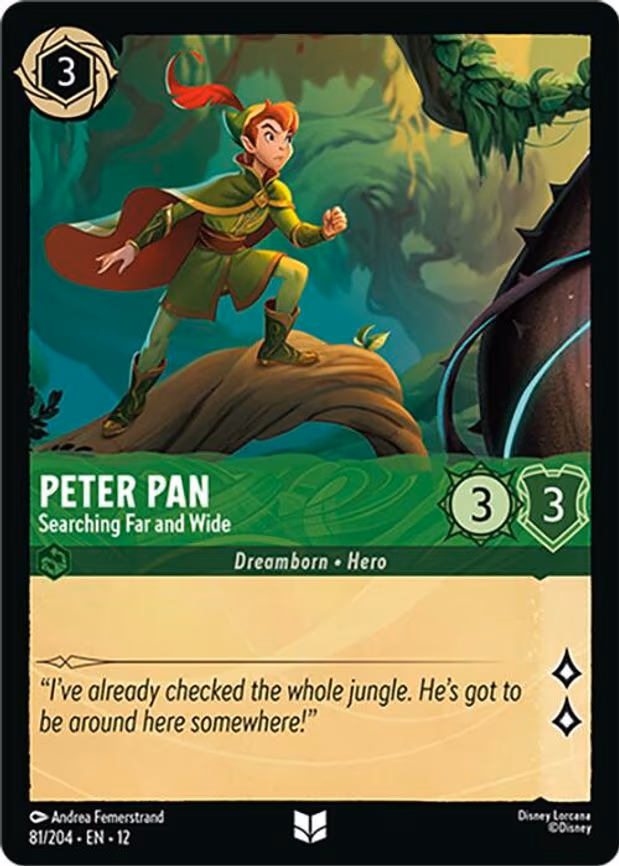 Peter Pan - Searching Far and Wide - Uncommon (81/204)