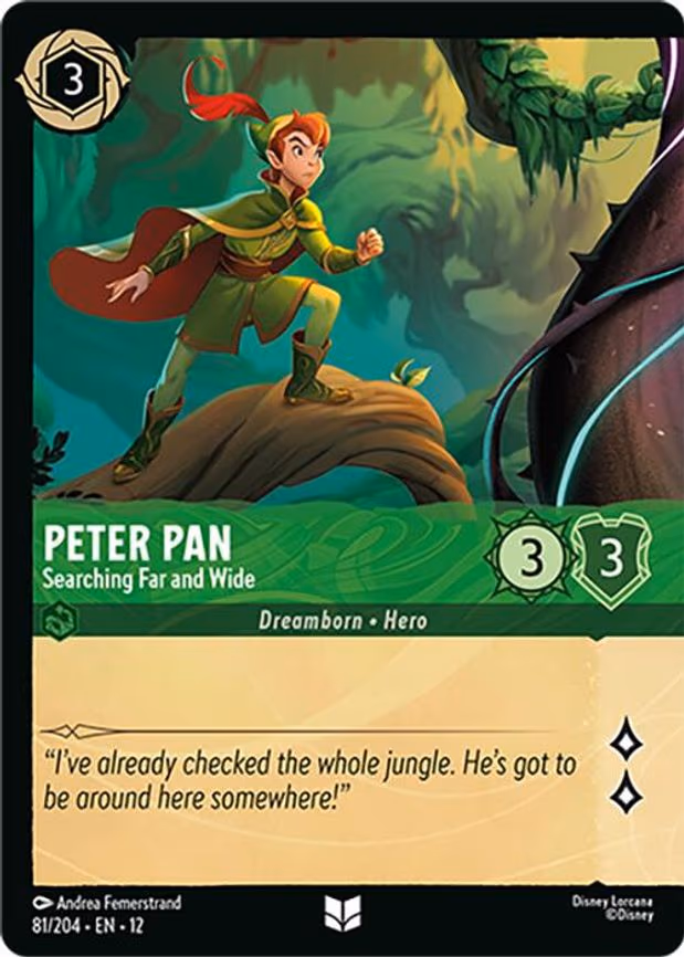 Peter Pan - Searching Far and Wide - Uncommon (81/204)