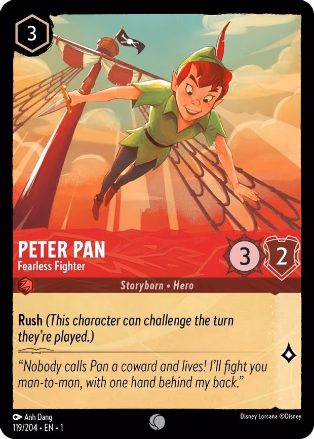 Peter Pan - Fearless Fighter - Common (119/204)