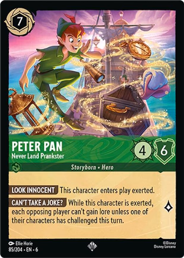 Peter Pan - Never Land Prankster - Super Rare (85/204)