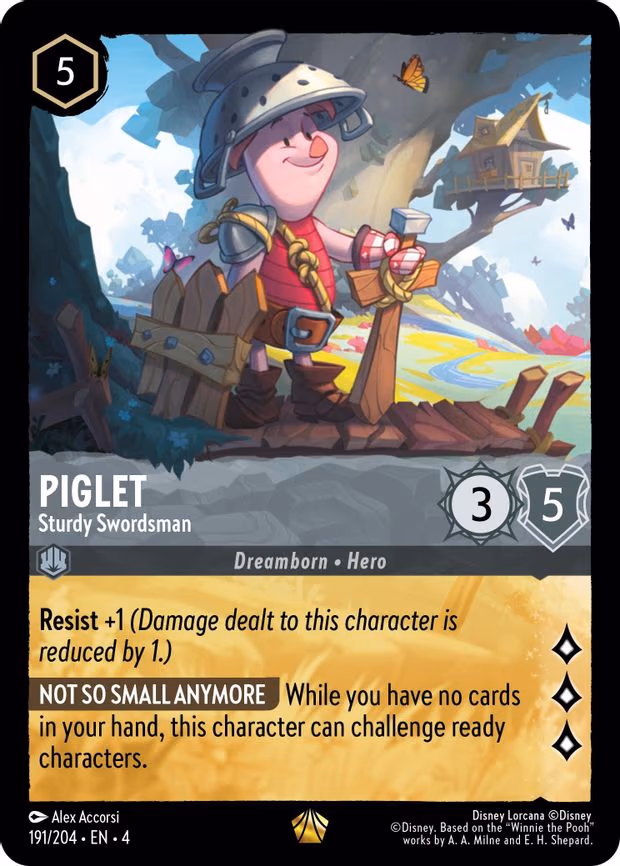 Piglet - Sturdy Swordsman - Legendary (191/204)