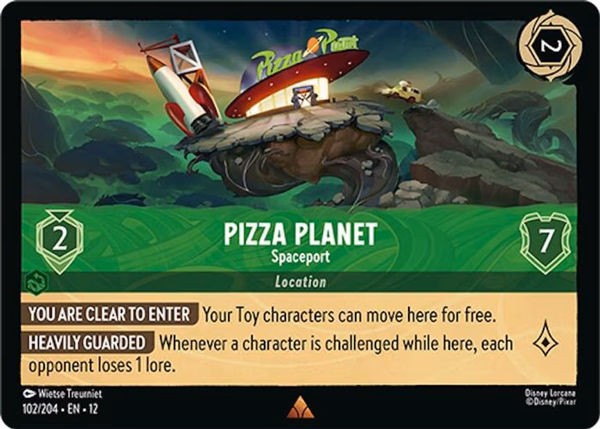 Pizza Planet - Spaceport - Rare (102/204)