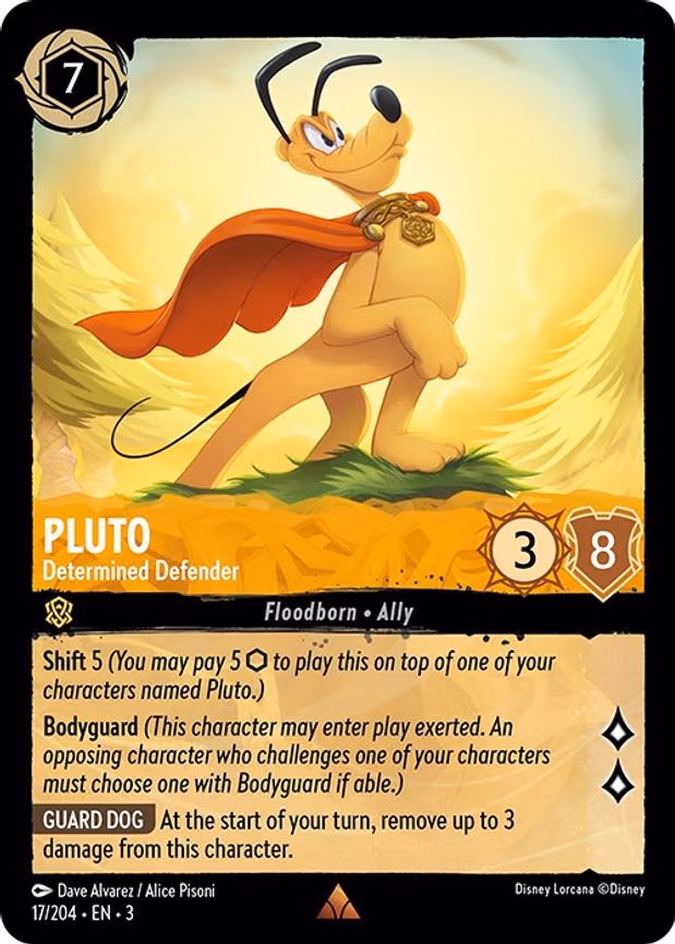 Pluto - Determined Defender - Rare (17/204)