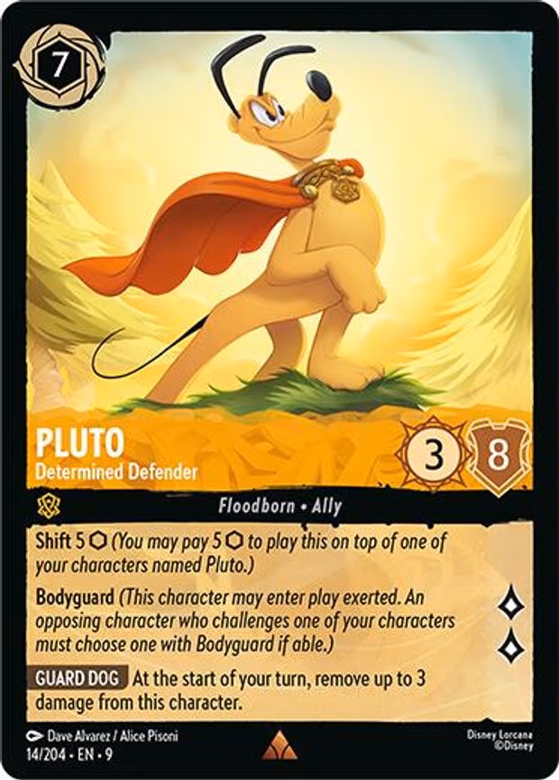Pluto - Determined Defender - Rare (14/204)