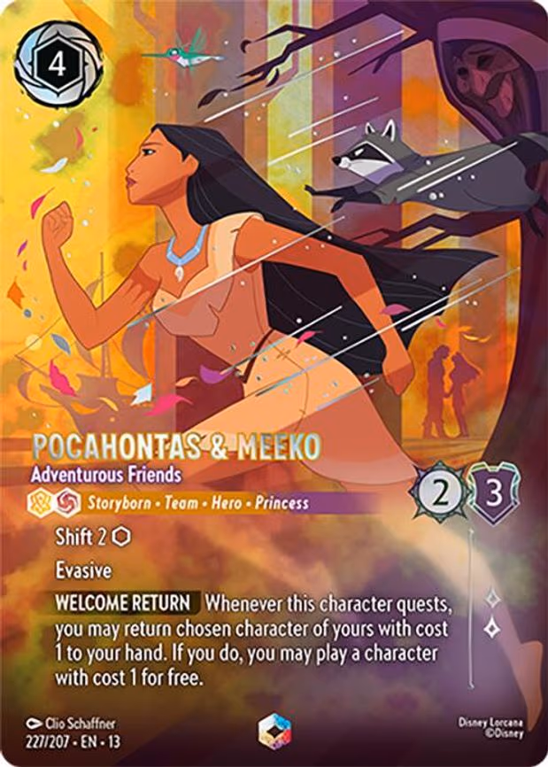 Pocahontas & Meeko - Adventurous Friends (Enchanted) - Enchanted (227/204)