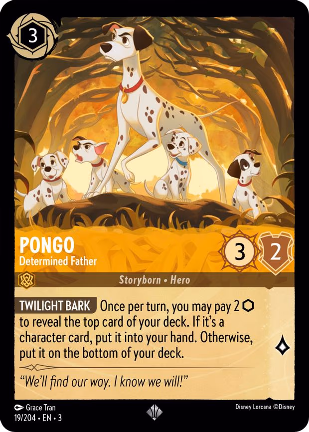 Pongo - Determined Father - Super Rare (19/204)