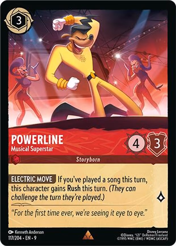 Powerline - Musical Superstar - Rare (117/204)