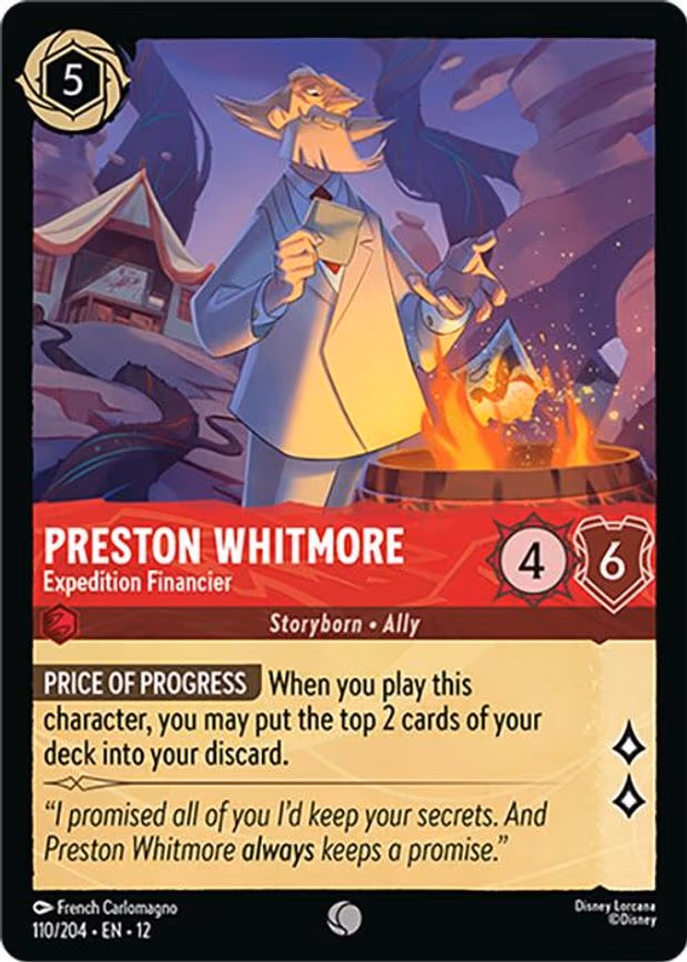 Preston Whitmore - Expedition Financier - Common (110/204)
