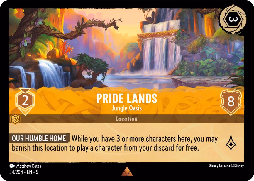 Pride Lands - Jungle Oasis - Rare (34/204)