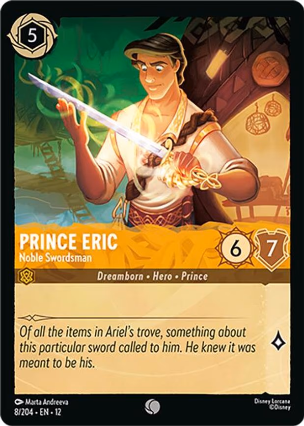 Prince Eric - Noble Swordsman - Common (8/204)
