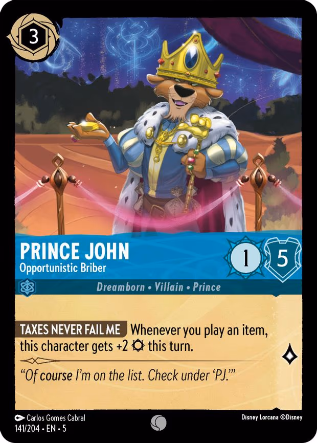 Prince John - Opportunistic Briber - Common (141/204)