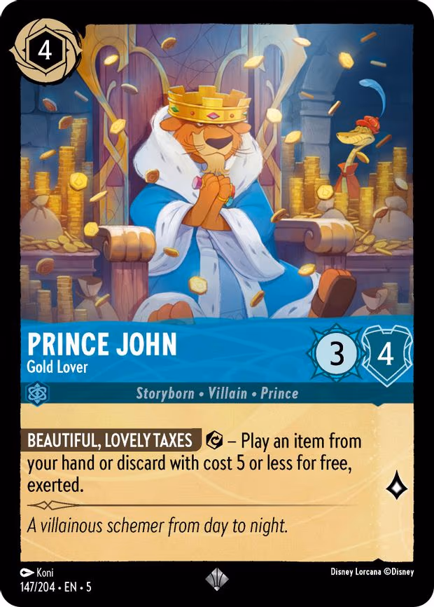 Prince John - Gold Lover