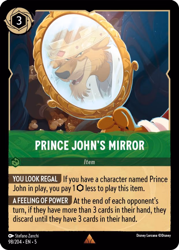 Prince John's Mirror - Rare (98/204)