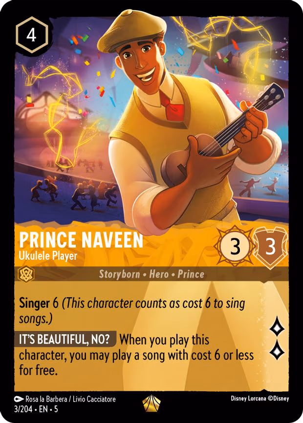 Prince Naveen - Ukulele Player - Legendary (3/204)