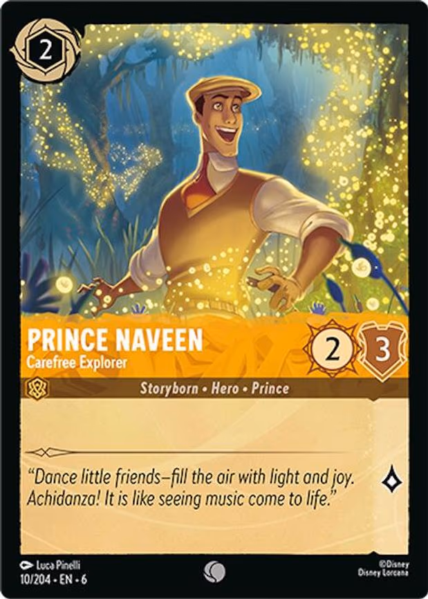 Prince Naveen - Carefree Explorer - Common (10/204)