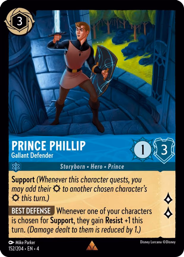 Prince Phillip - Gallant Defender - Rare (152/204)