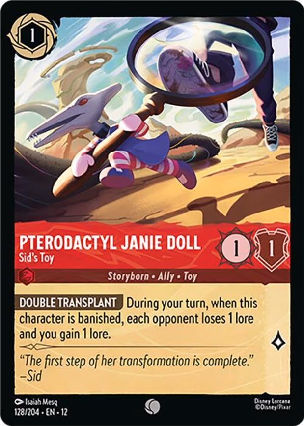 Pterodactyl Janie Doll - Sid's Toy - Common (128/204)