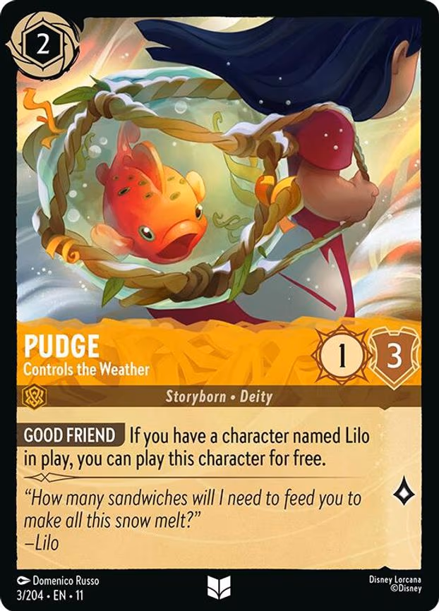 Pudge - Controls the Weather - Uncommon (3/204)