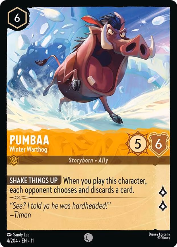 Pumbaa - Winter Warthog - Common (4/204)