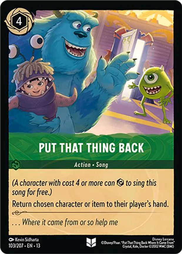 Put That Thing Back - Uncommon (103/204)