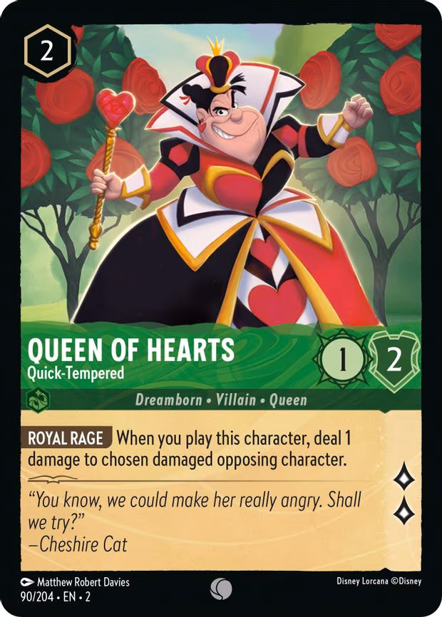 Queen of Hearts - Quick-Tempered - Common (90/204)