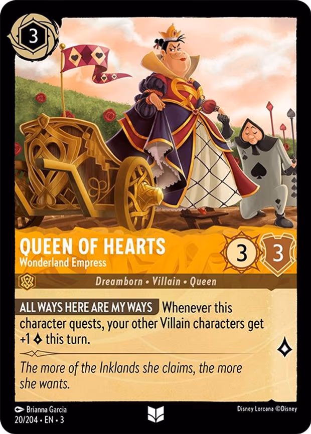 Queen of Hearts - Wonderland Empress - Uncommon (20/204)