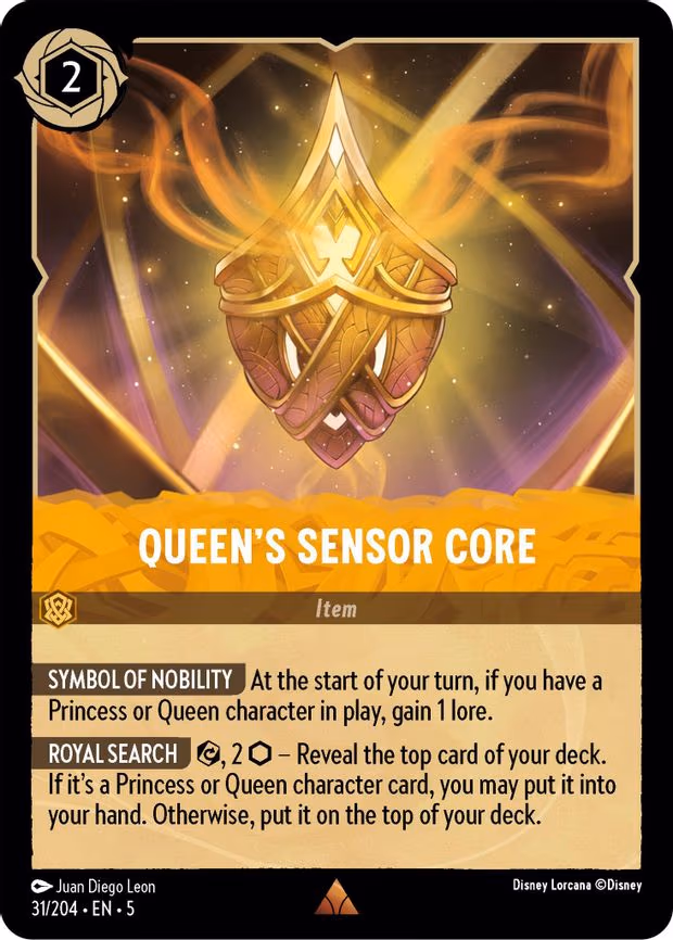 Queen's Sensor Core - Rare (31/204)