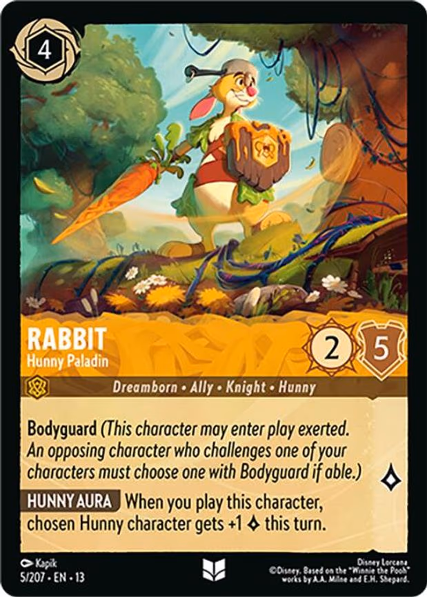 Rabbit - Hunny Paladin - Uncommon (5/204)