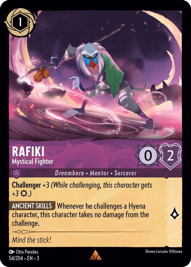 Rafiki - Mystical Fighter - Rare (54/204)