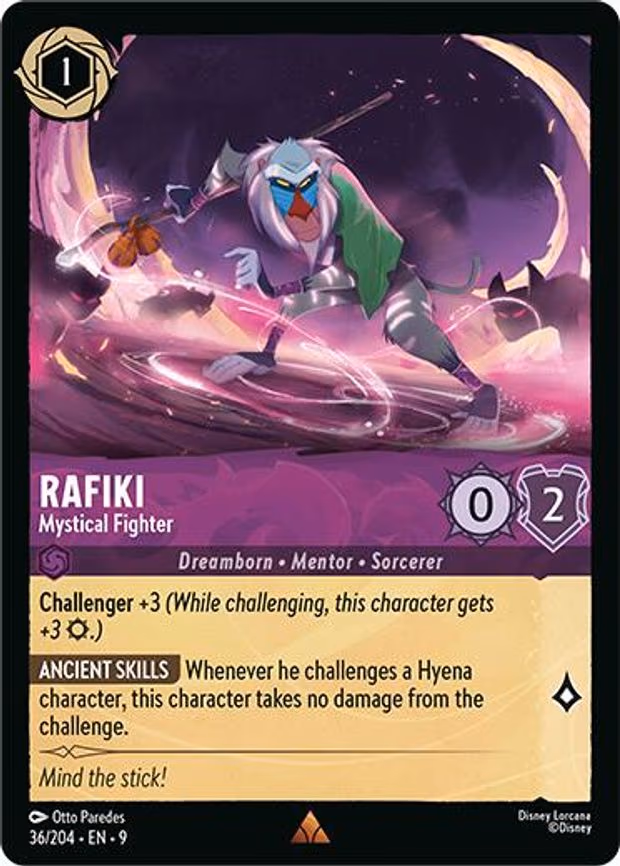 Rafiki - Mystical Fighter - Rare (36/204)