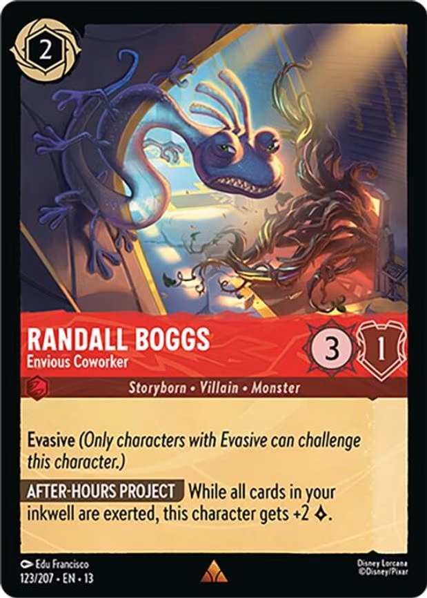 Randall Boggs - Envious Coworker - Rare (123/204)