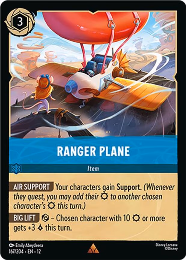 Ranger Plane - Rare (167/204)